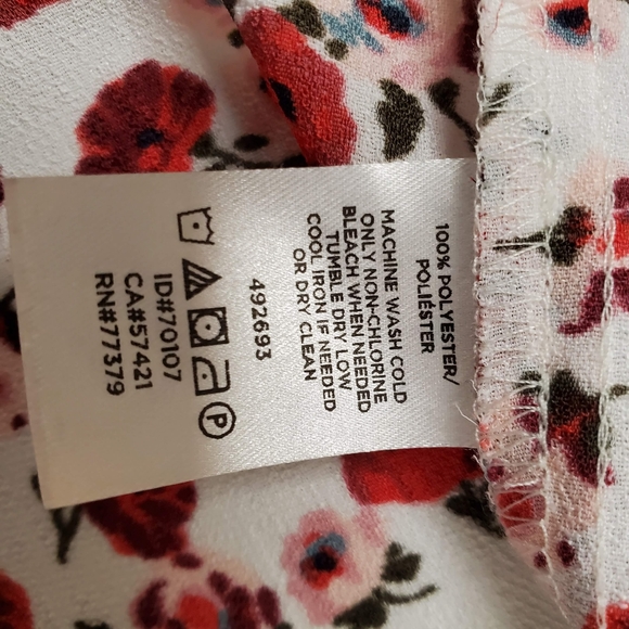 Ann Taylor Factory Sleeveless Floral Tank High Neck Top Women’s Size XS - Picture 5 of 6